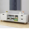 Modern TV Cabinet Stand Media Console Table W/ Storage Shelf Drawers Living Room