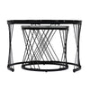 Nesting Tables Round Set Of 2 Coffee Tables Side Table End Table for Living Room
