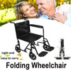 Folding All AID Wheelchair Footrest Self Propelled Lightweight Transit Comfort