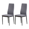 2/4/6 Dining Chairs Side Chairs High Back Velvet/Faux Leather Padded Seat Home