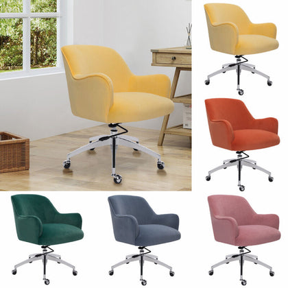 Office Velvet Chair Ergonomic Executive Chair Swivel Home Computer Desk Chair UK