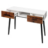 Industrial Console Table Accent Dressing Table Sofa Side Display Desk W/2 Drawer