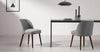 Set of 2 Swinton Dining Chairs, Mountain Grey