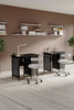Manicure Table Salon Nail Art Station Beauty Desk W/Dust Collector & Lamp Black