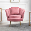 Oyster Velvet Accent Armchair Sofa Chair Footstool Available Lounge Living Room