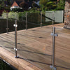 StainlessSteel 10mm Glass Balustrade Panel Posts Balcony Decking Glazing Railing