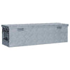 Aluminium Storage Box Silver Lockable Trailer Box Tool Box Organizer Chest