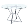 Glass Coffee Table With Square Base Modern LivingRoom Furniture Tea Coffee Table