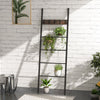 5-Tiers Blanket Ladder Wall leaning Display Shelf Industrial Blanket Holder Rack