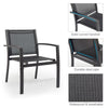 Outdoor Garden Textiles Furniture Conservatory Sets with Table and Chairs for 4