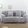 1/2/3/4 Velvet Stretch Sofa Covers Easy Fit Protector Couch Cover Thick Plush