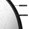 70cm Round Hanging Mirror Decorative Modern Metal Wall Mounted Vanity Mirror