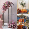 2M Lawn Wedding Arch Backdrop Stand Flower Display Frame Background Metal Rack