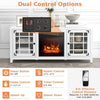 Fireplace TV Stand W/ Remote Control TV Console With 2000W Fireplace Insert