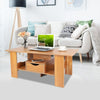 Modern Coffee Table Tea Table Sofa Side Table w/Drawer Box Living Room Table