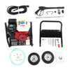 Gasoline Petrol High Pressure Washer Machine 180bar 6.5PH Power Jet Cleaner UK
