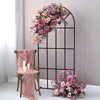 Window Style Wedding Arch Metal Backdrop Flowers Stand Rack Balloon Background