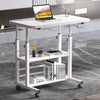 Adjustable Mobile Laptop Table Notebook Desk Sofa Bed Tray Computer StorageShelf
