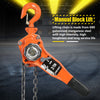 Lever Block Chain Hoist G80 Ratchet Puller 3000kg Capacity 3 m LifterUK