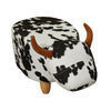 Upholstered Animal Shaped Ottoman Ride-on Footrest Stool Rest Seat TOY Kids New