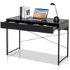 Wooden Computer Desk Home Office Writing Study Table PC Workstation w/ 2 Drawers