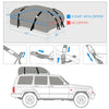 100% Waterproof Durable Car Roof Top Carrier Bag Wide Strap & Buckles 458 Litres