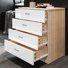 High Gloss Bedroom Furniture Set Wardrobe Mirror Chest of Drawer Bedside Cabinet