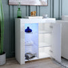 Display Cabinet Cupboard High Gloss Door FREE LED - Home Living Room Furniture