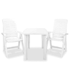 Garden Bistro Set Table & Chairs Set Coffee Table 3 Piece Folding Chair Outdoor