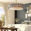 Modern Chandelier Acrylic Crystal Light Shades Droplet Ceiling Pendant Lampshade