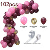 6.6FT Metal Wedding Arch Frame Backdrop Free Standing Flower Balloon Circle Base