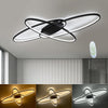 LED Ceiling Light Modern Chandelier Lamp Black Frame Living Room Bedroom Pendant