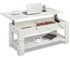 Coffee Table With Storage Lift Top Up Drawer Shelf Wooden Living Room Furniture