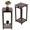 Bamboo Plant Stand Flower Pot Shelf Vase Display Rack Organizer for Living Room