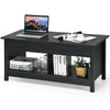110cm Modern Lift Up Top Coffee Table Desk W/ Hidden Storage & Divided Shelf