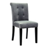4 Pcs Velvet Dining Chair W/ Knocker Kitchen Chairs Upholstered Seat Ring Back