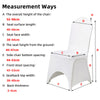 10-100X Soft Wedding Chair Cover Slipcover Seat Protector Plain Home Dining Room