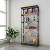 5-Tier Bookcase Storage Ladder Shelf Storage Shelving Unit Plant Display Stand