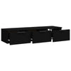 Wall Cabinet Floating TV Unit Media Cabinet Storage Engineered Wood