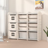 Kids Children's Playroom Toy Storage Cabinet Bookcase Removable Chest Drawer Box