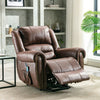 Electric Power Lift Recliner Chair Massage Armchair PU Leather Single Sofa QW