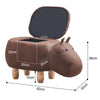 Upholstered Animal Shaped Ottoman Ride-on Footrest Stool Rest Seat TOY Kids New