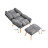 Orthopedic Recliner Armchair Fireside Relax Sleeper Sofa Chair and Footstool Set