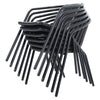 120cm Garden Dining Table Folding/Rattan Bistro Chair for Patio Balcony Backyard