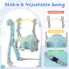 4 in1 Kids Baby Toddler Swing Slide & Climber Set In/Outdoor Boys Girls Toy NS