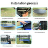 6/8/10/12/14FT Trampoline Net Load-Bearing 400KG Enclosure Rebounder Padded Pad