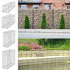 Galvanised Steel Gabion Basket Cage Mesh Wire Stone Basket Outdoo Wall Retaining