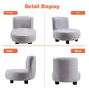 Linen Kids Sofa Mini Sofa Low Stool Game Reading Play Children Chair Back Seat
