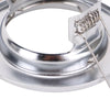 10 x Modern Chrome GU10 Recessed Ceiling Spot Light Downlights Downlight Lights