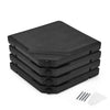 4PCS Outdoor Umbrella Cantilever Parasol Base Stand Sand Water Filled Weights